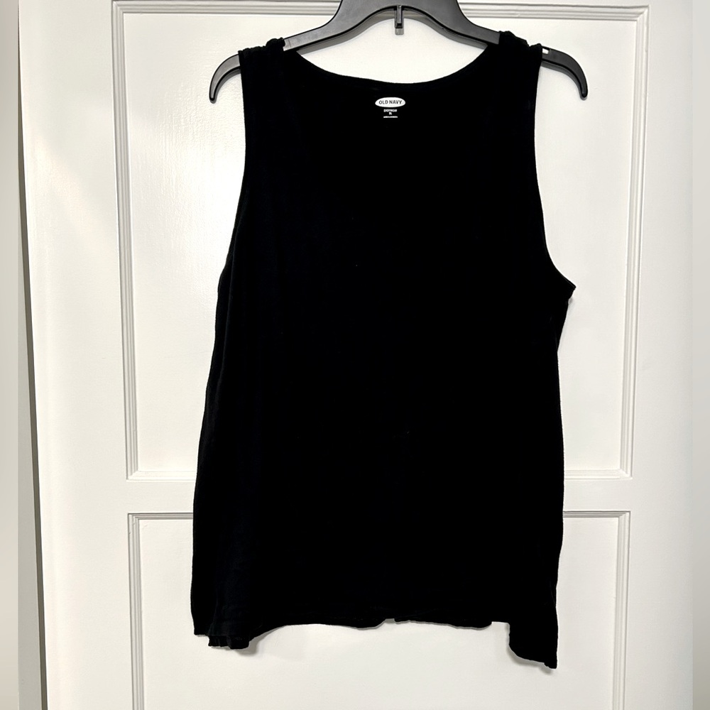 Old Navy Everywhere V-neck Woman’s Tank Top XL Black